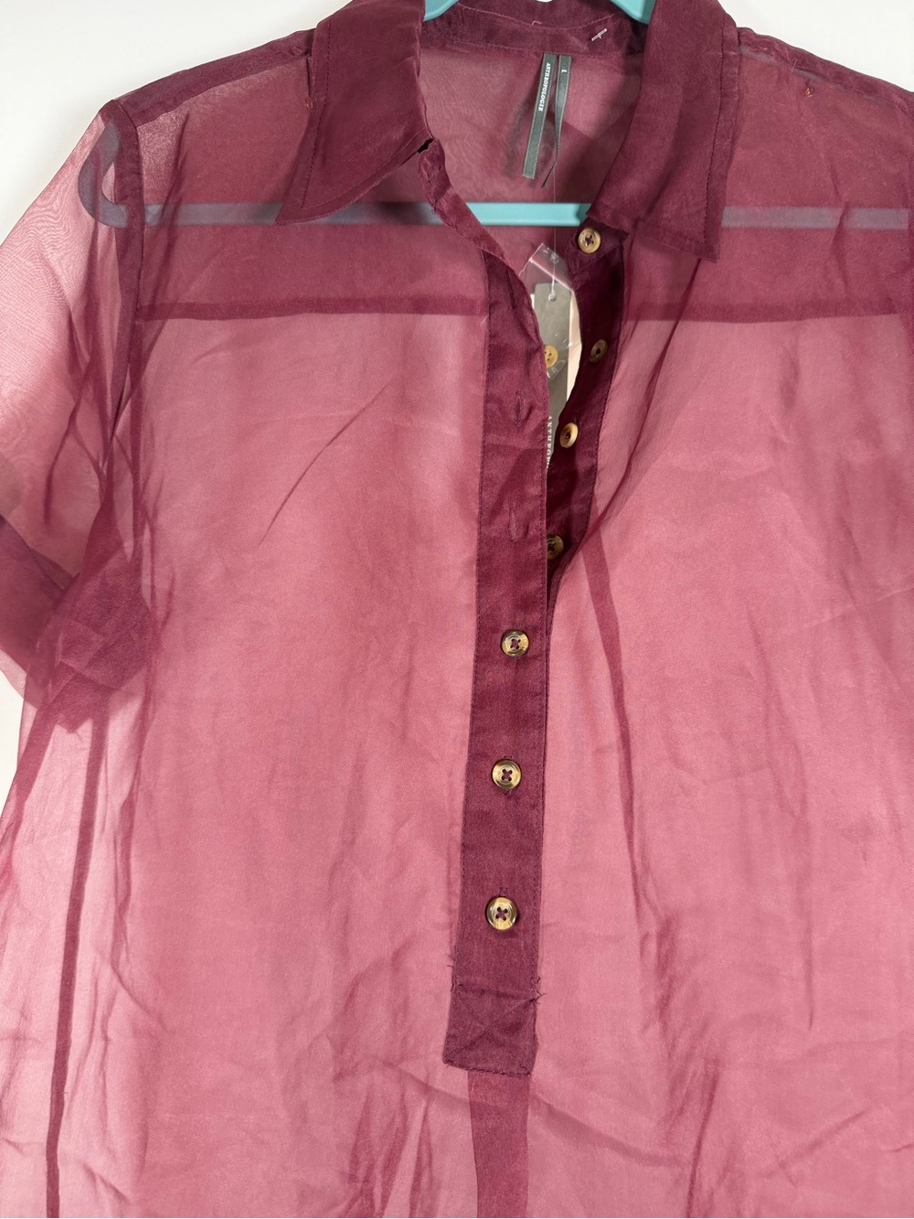 NWT Anthropologie Pollie Swing Tunic - Sheer, Boho, Layering, Whimsical, Fairy - Picture 2 of 8